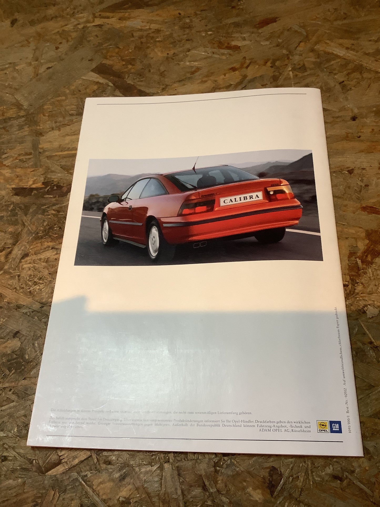 Calibra Werbeprospekt