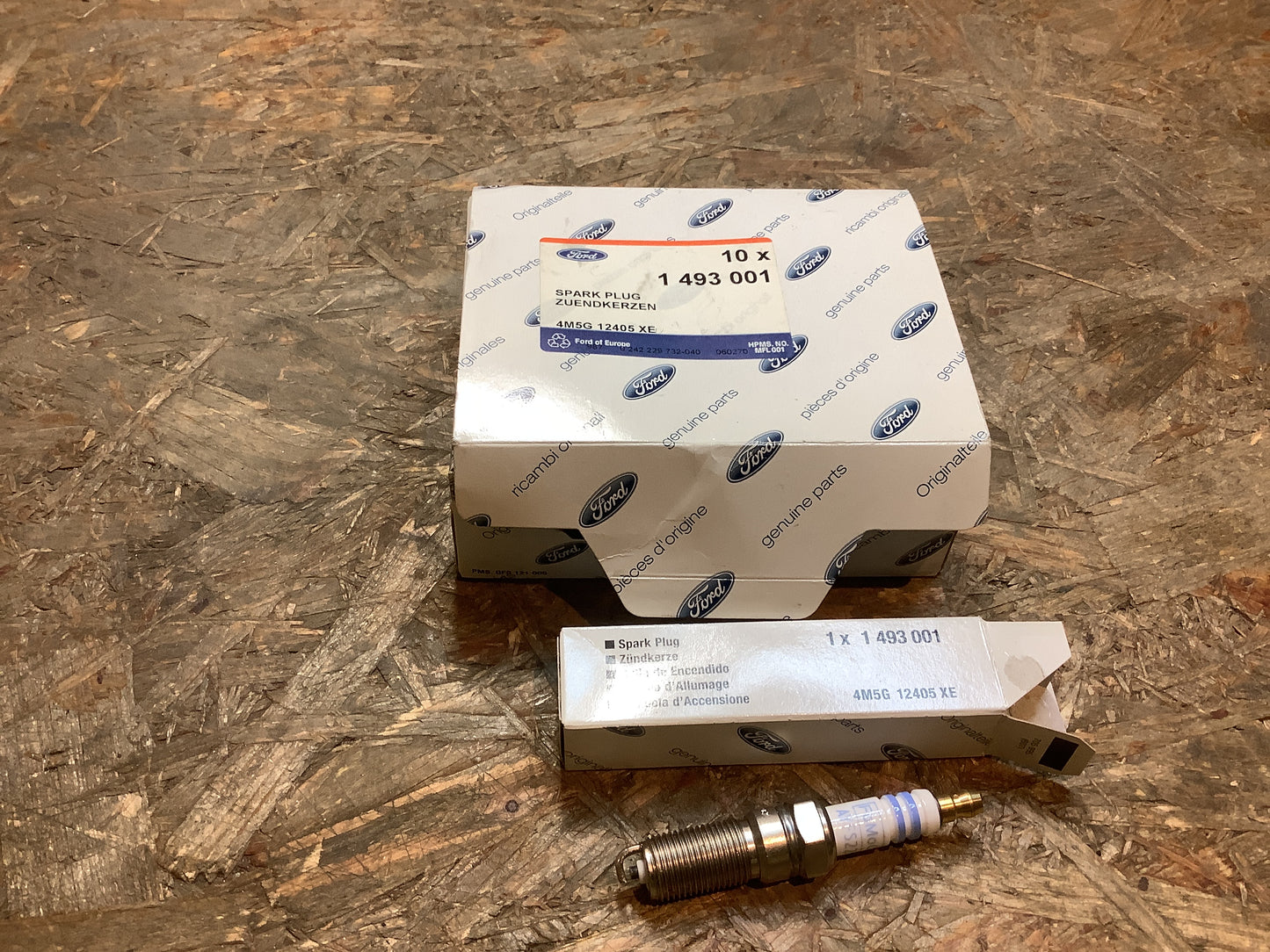 Ford Fiesta, Focus Zündkerzensatz (je 4 Stk) Original Ford NEU