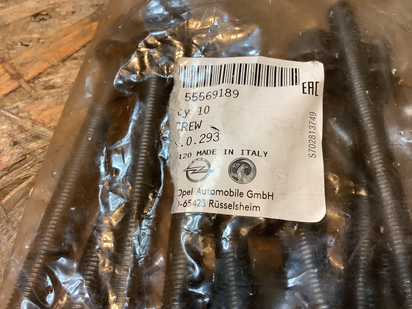 Opel Astra J Zylinderkopfschraube Original Opel NEU