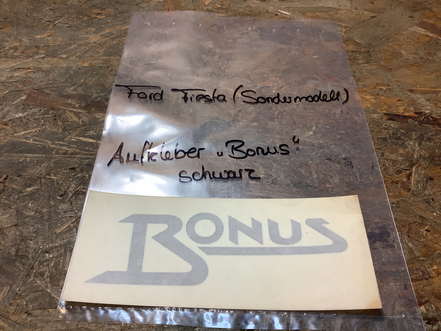 Aufkleber „Bonus“ schwarz Original Ford NEU