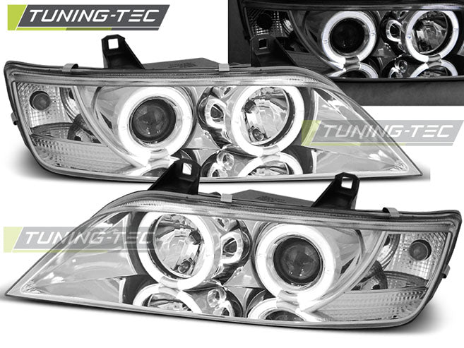 Tuning-Tec LED Angel Eyes Scheinwerfer für BMW Z3 96-02 chrom