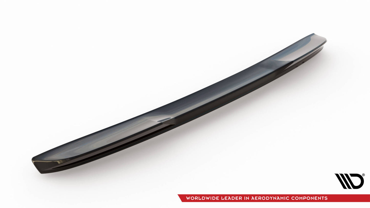 Maxton Spoiler CAP für 3D BMW 7 E65 schwarz Hochglanz