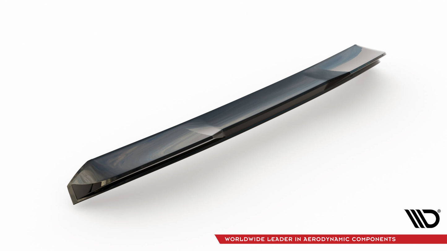 Maxton Höher Spoiler CAP für 3D Bentley Bentayga Mk1 schwarz Hochglanz