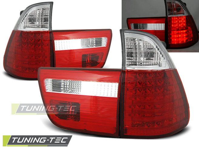 Tuning-Tec LED Rückleuchten für BMW X5 E53 99-03 rot/klar