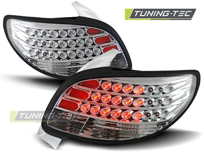 Tuning-Tec LED Rückleuchten für Peugeot 206 98-05 chrom