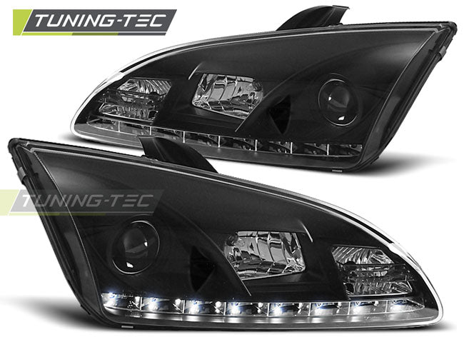 Tuning-Tec LED Tagfahrlicht für Scheinwerfer Ford Focus MK2 04-08 schwarz