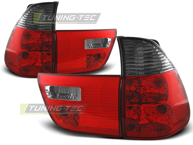 Tuning-Tec Rückleuchten für BMW X5 E53 99-06 rot/rauch