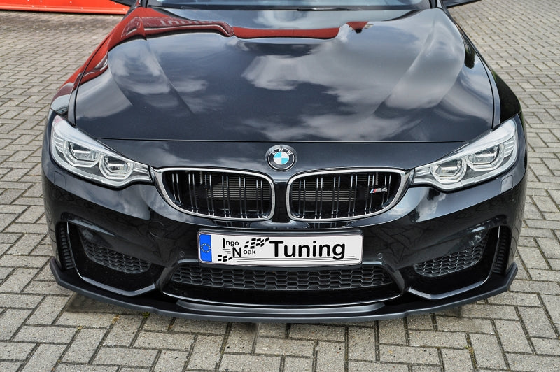 CUP Frontspoilerlippe ABS BMW M4, F82/F83 Bj.: 09/2014- Schwarz Glanz