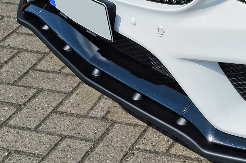 CUP Frontspoilerlippe ABS Mercedes Benz C43 AMG, W205 Schwarz Glanz