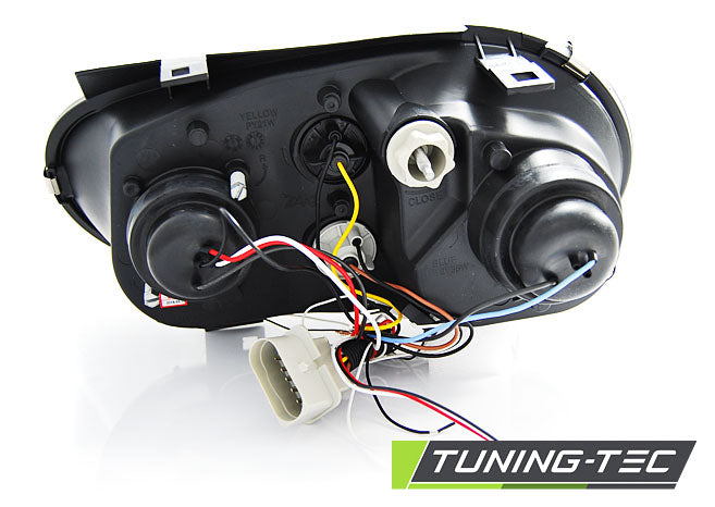 Tuning-Tec LED Angel Eyes Scheinwerfer für VW Golf 4 97-03 schwarz
