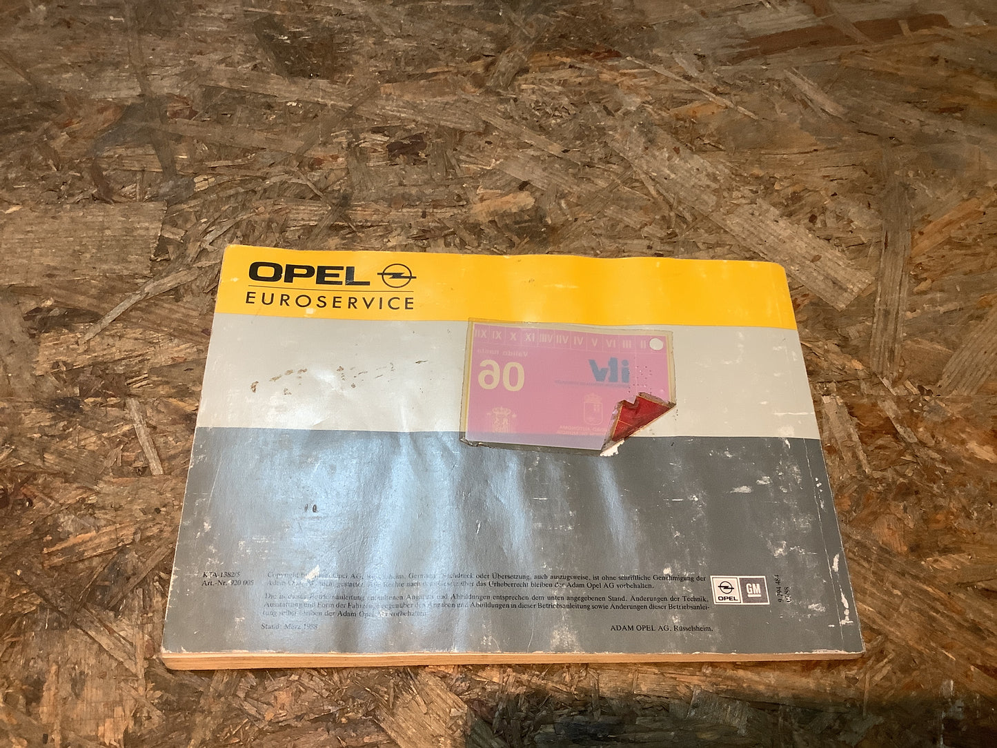 Opel Kadett Bedienungsanleitung Stand März 1988