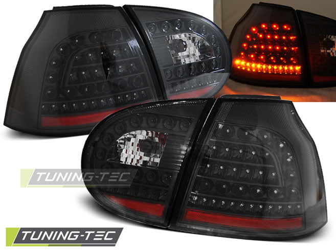 Tuning-Tec LED Rückleuchten für VW Golf 5 (V) 03-09 schwarz/klar