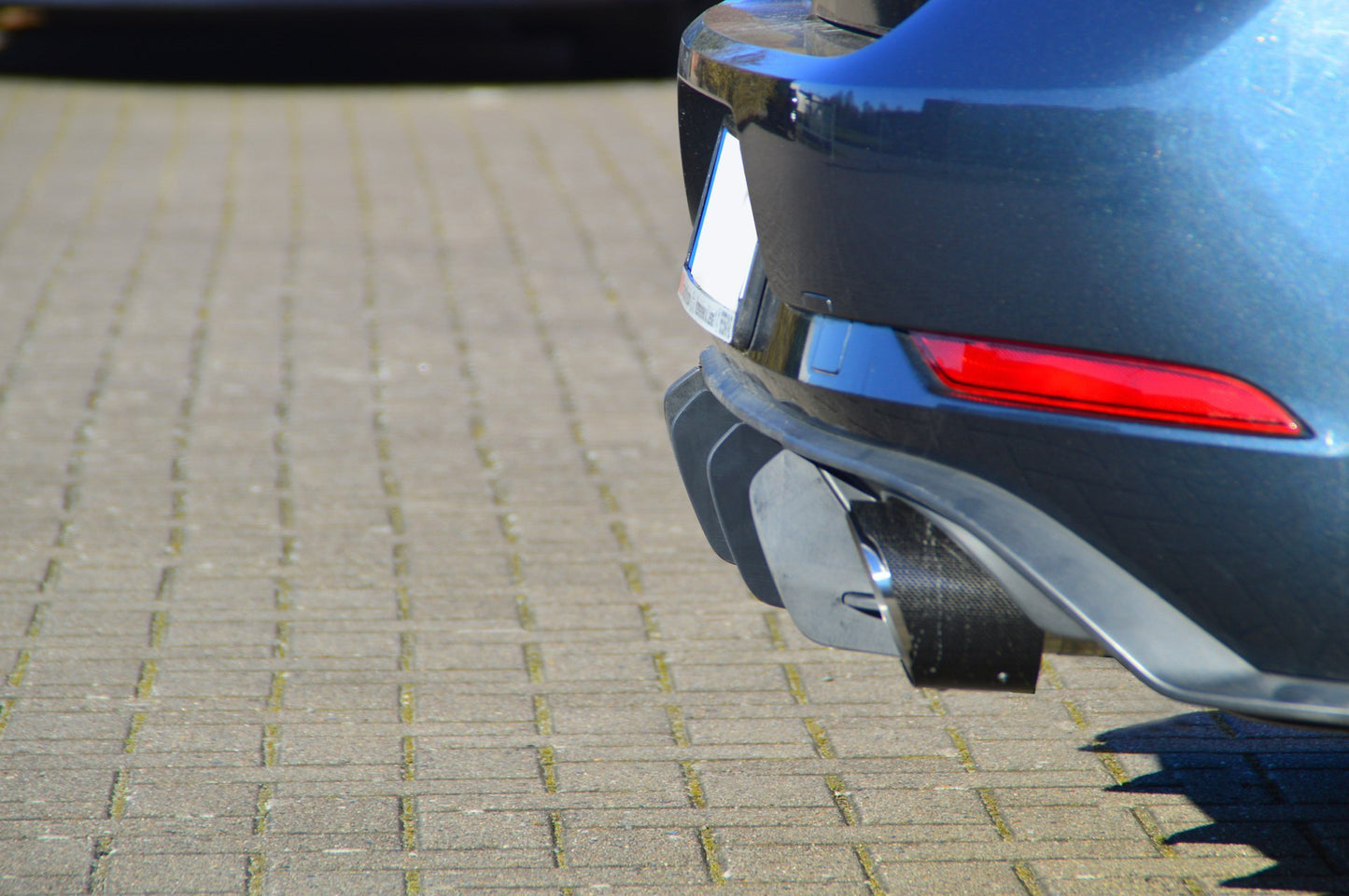 Gefräster Heckansatz Volkswagen Golf 7 GTI + GTD Typ AU Schwarz Matt