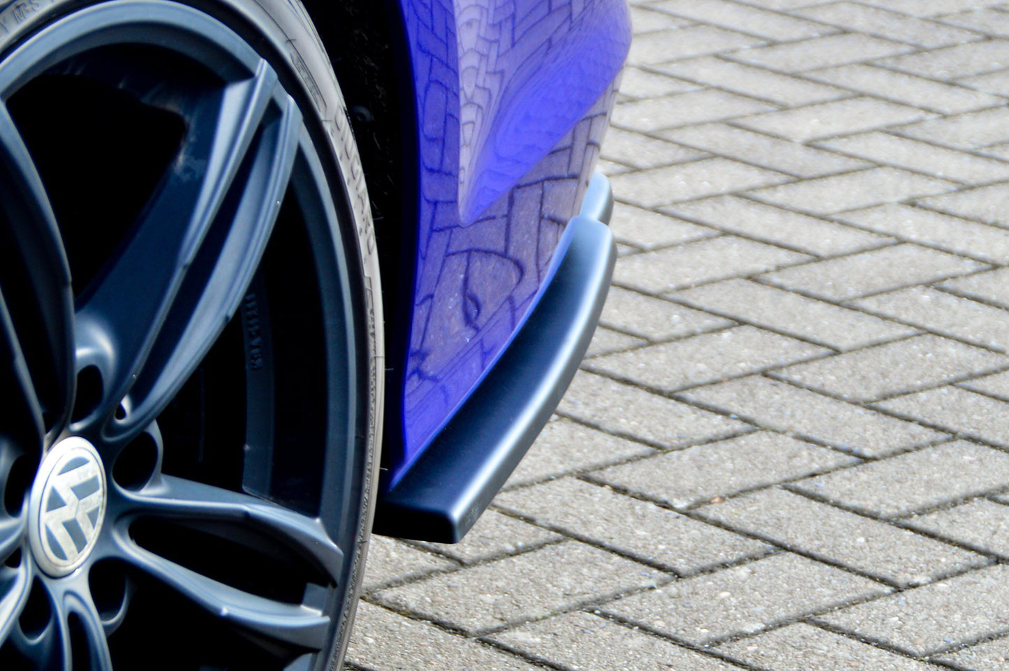 Heckansatz L/R Volkswagen Golf 7 R+ R-Line Bj.: 2013-2017 Schwarz Matt