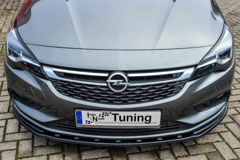 CUP Frontspoilerlippe ABS Opel Astra K, Sports Tourer Schwarz Glanz