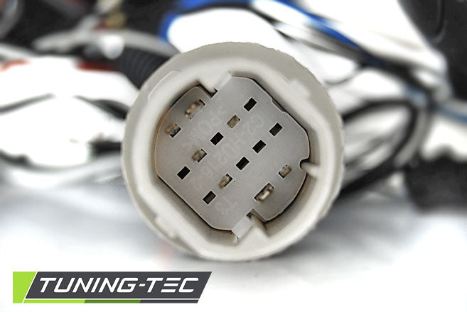 Tuning-Tec LED Tagfahrlicht Scheinwerfer für Fiat Panda 03-12 schwarz mit LED Blinker