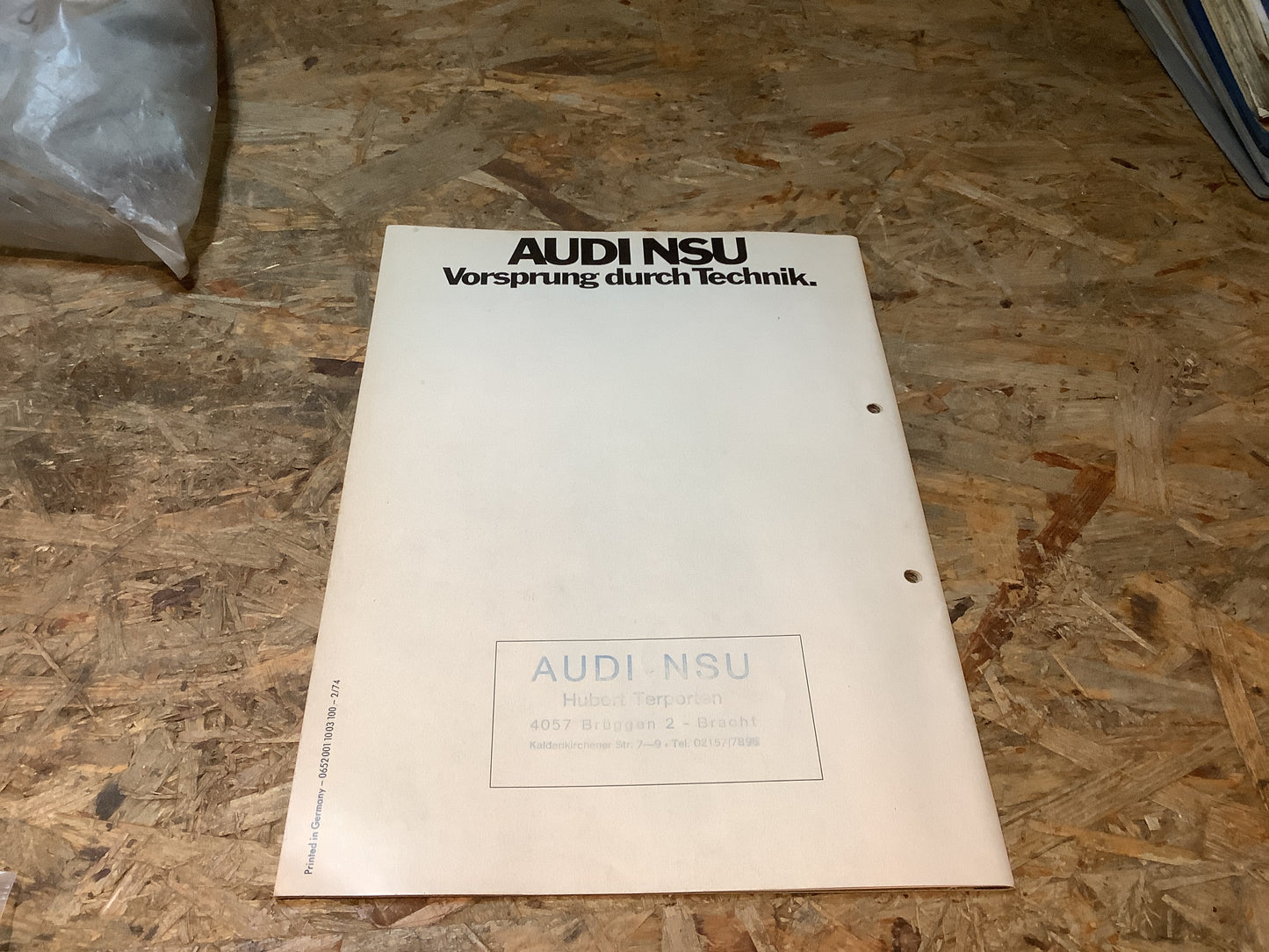 Audi 80 Die neue Leistungsklasse Werbeprospekt Ausgabe 02/74