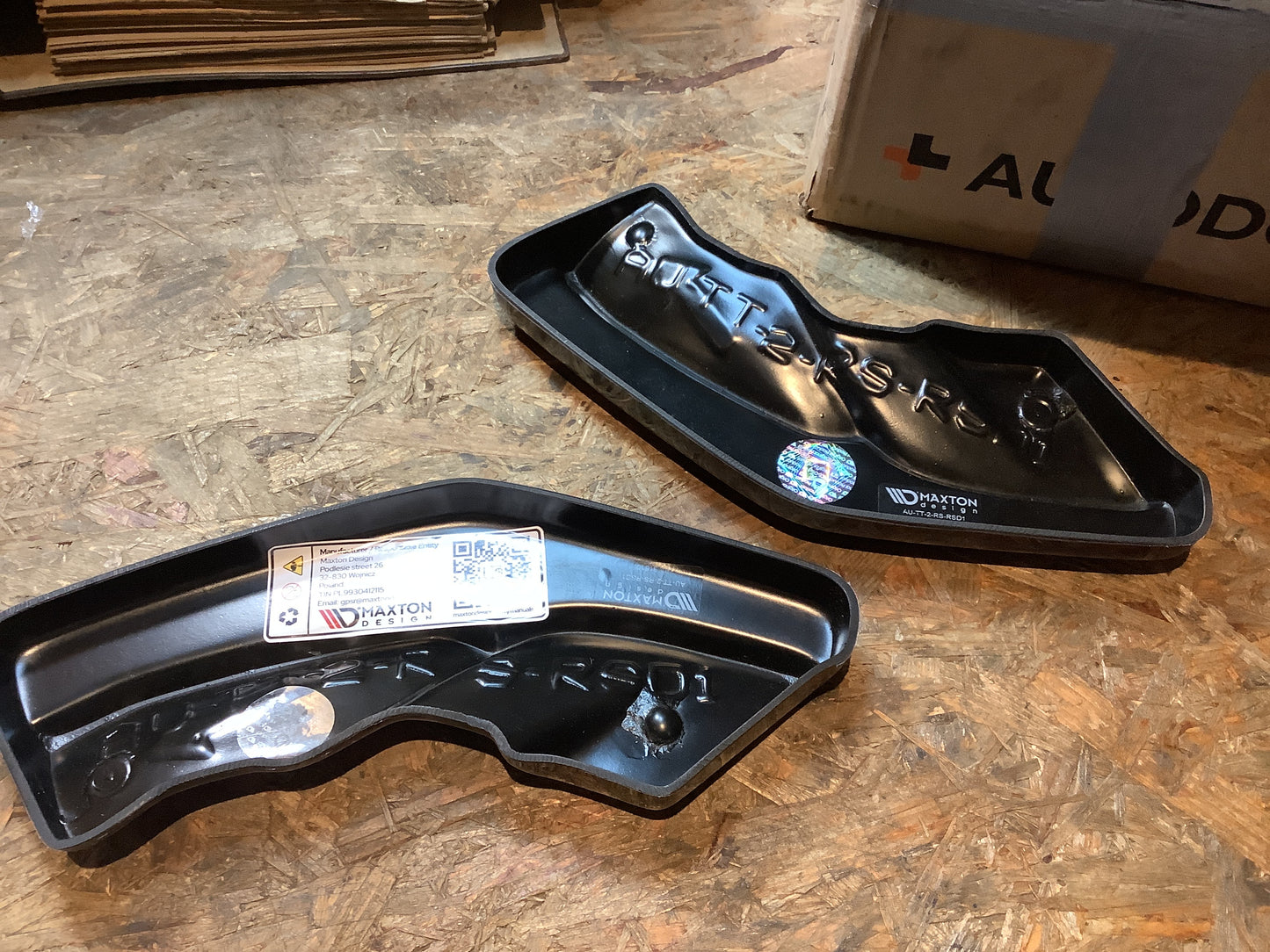 Heck Ansatz Flaps Diffusor passend für Diffusor passend für AUDI TT MK2 RS schwarz Hochglanz schwarz Hochglanz