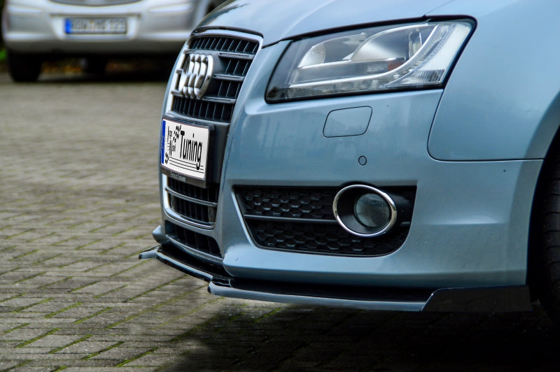 CUP Frontspoilerlippe Phase 2 mit Seitenwing Audi A5 / B8 Schwarz Matt
