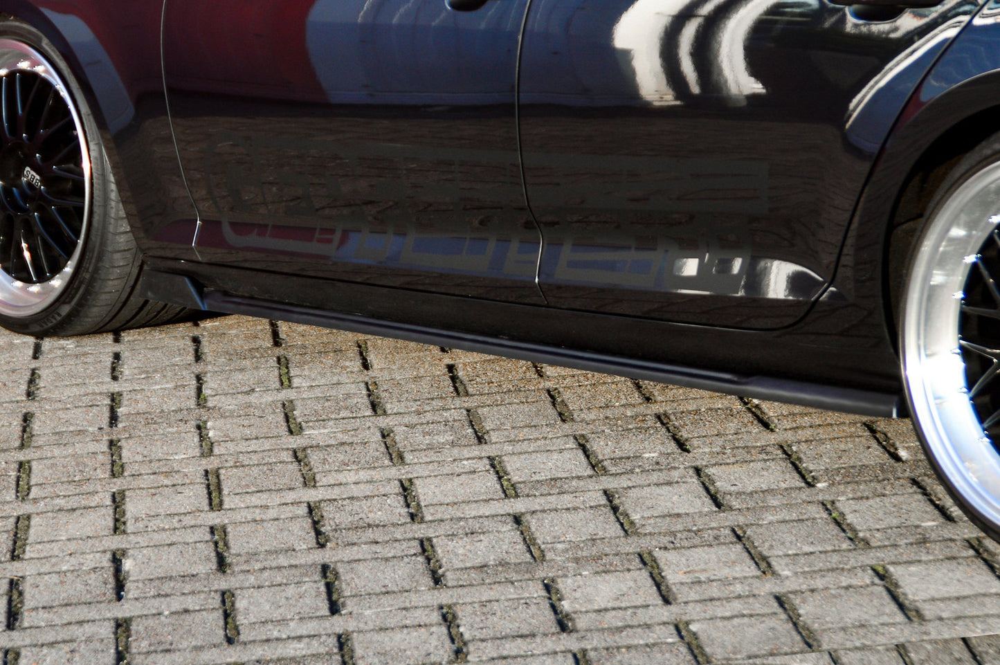 Seitenschwellersatz mit Wing Audi A4 Facelift, B9 8W ab Bj.:2019- Carbon