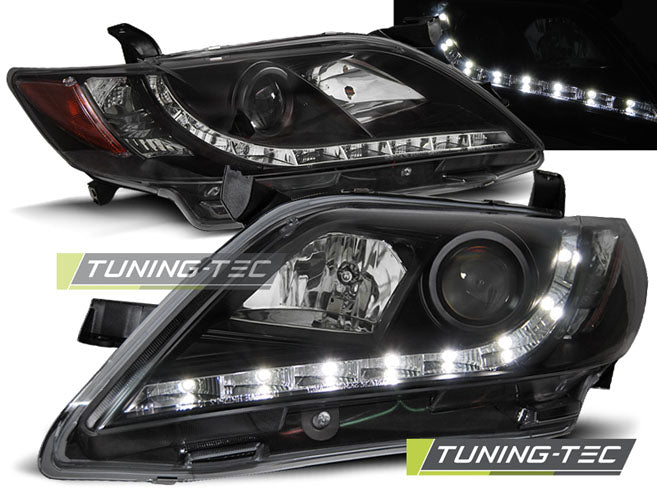 Tuning-Tec LED Tagfahrlicht Scheinwerfer für Toyota Camry 6 06-09 schwarz