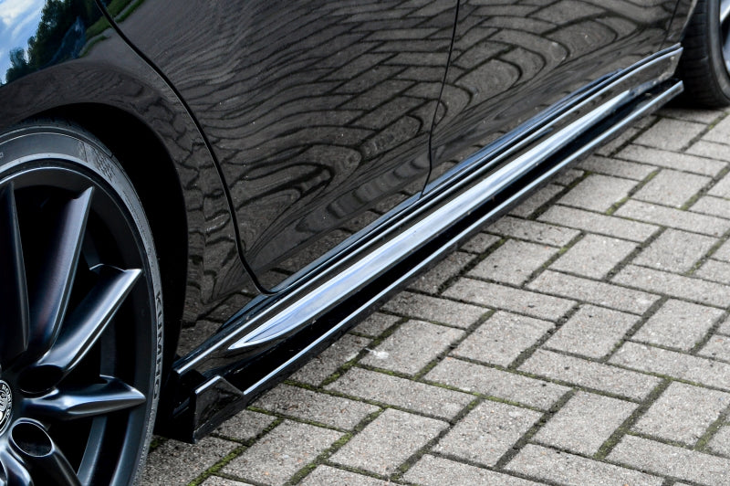 CUP 4 Seitenschweller Alfa Romeo Giulietta Bj.: 2010-2016 Schwarz Matt