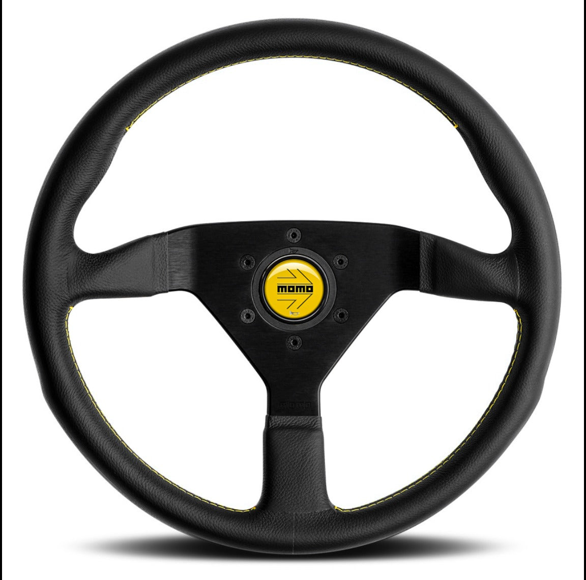 MOMO Montecarlo Colours Yellow 350mm Naht + Hupenknopf gelb
