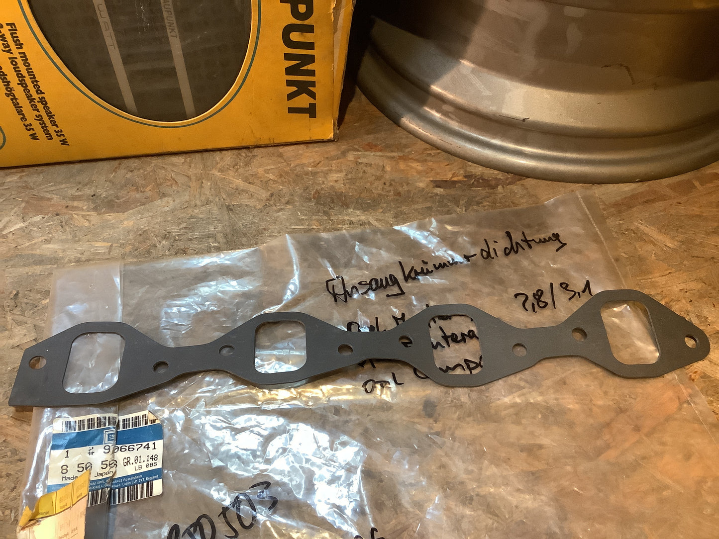 Opel Monterey, Frontera A, Campo Ansaugkrümmer Dichtung Original GM NEU