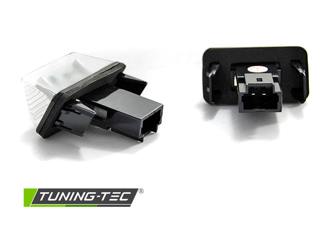 Tuning-Tec LED Kennzeichenbeleuchtung für Peugeot 206 / 207 / 306/ / 308 / 406 Limo / 5008 / Citroen kaltweiß