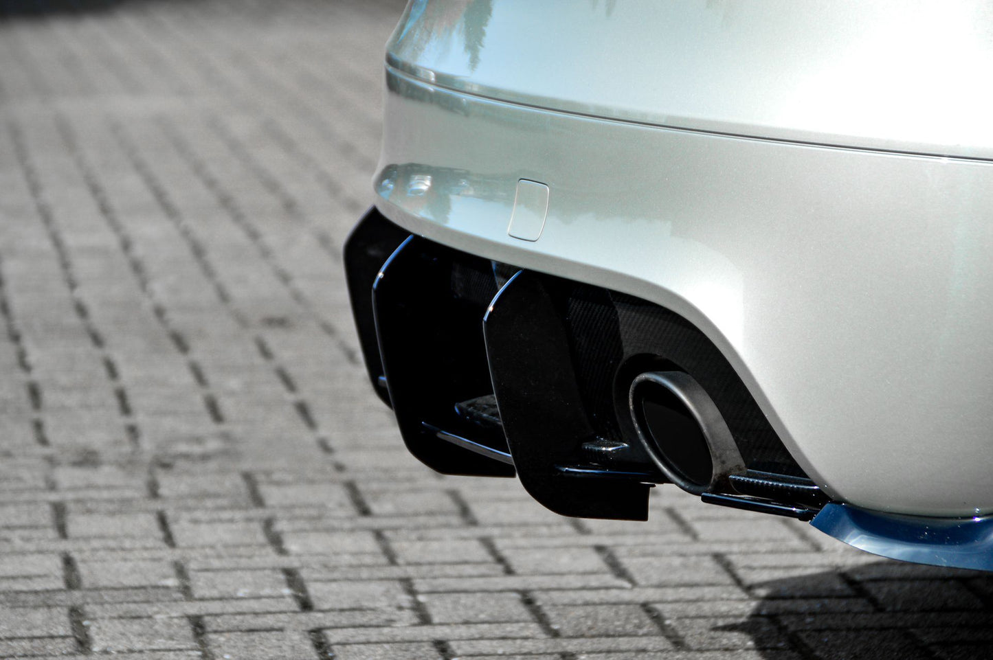 Gefräster Heckansatz Audi TT 8J S-Line Ab Bj.: 2006-2014 Schwarz Matt