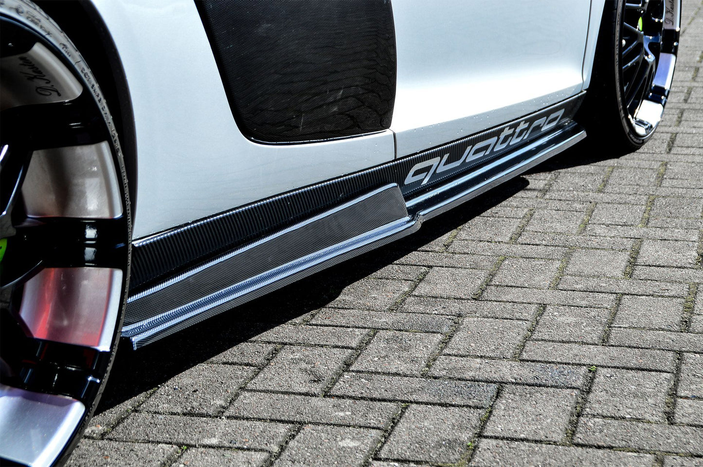 CUP Seitenschweller Audi R8, 42 Bj.: 2006-2015 Schwarz Matt