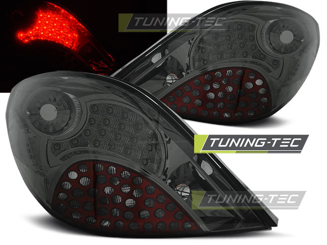 Tuning-Tec LED Rückleuchten für Peugeot 207 06-09 schwarz/rauch