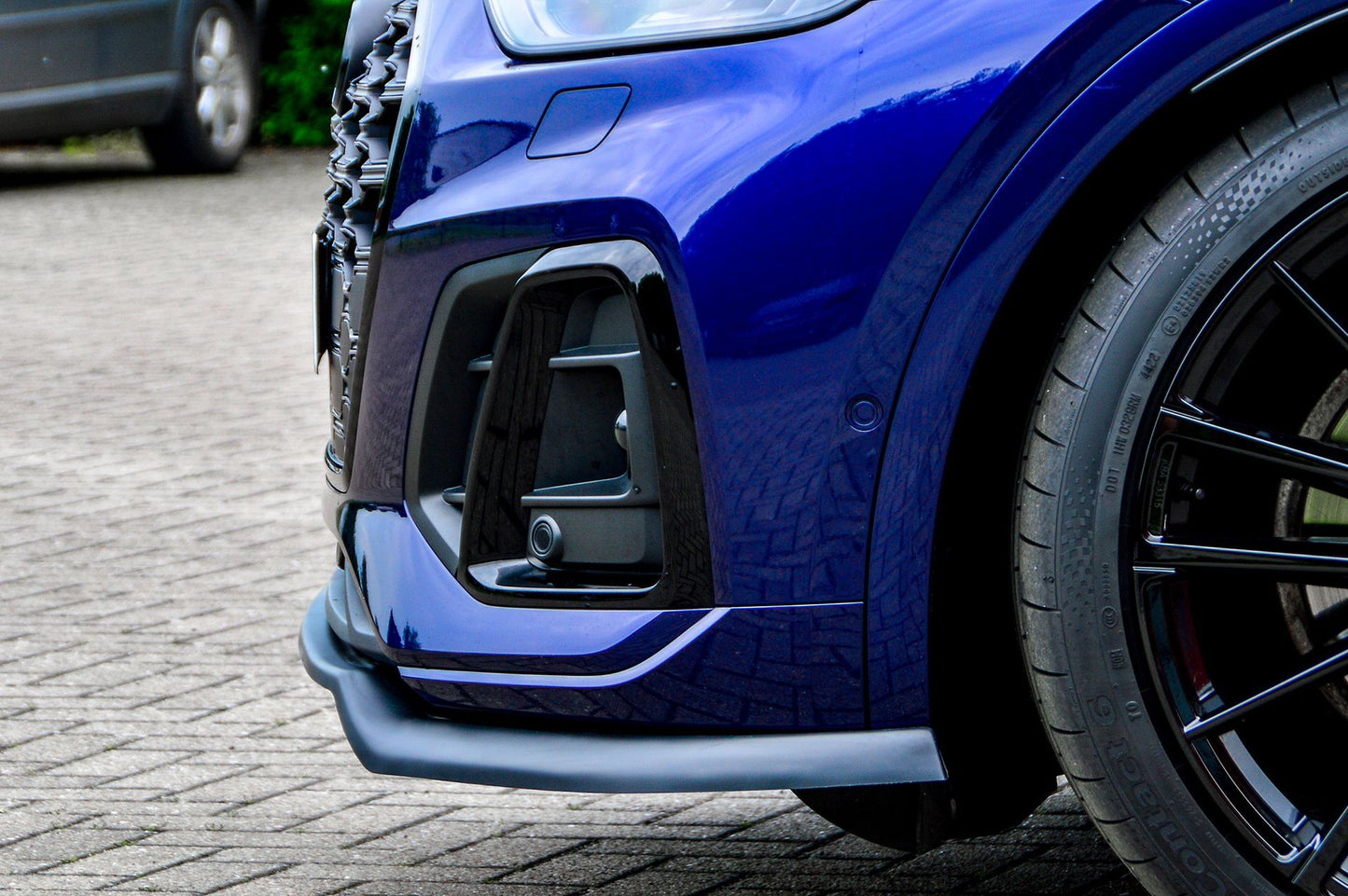 CUP Frontspoilerlippe ABS Audi SQ5 FY (FYB) ab Bj.: 2020- Schwarz Matt