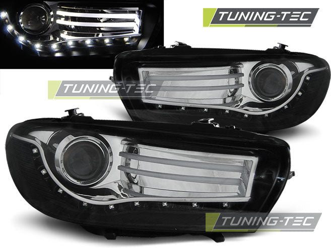 Tuning-Tec LED Tagfahrlicht Scheinwerfer für VW Scirocco 3 08-14 schwarz