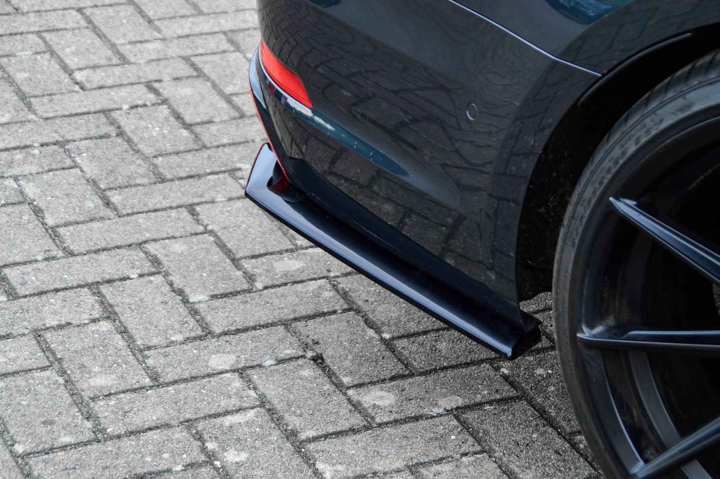 Heckansatz Seitenteile ABS Audi S4 Typ: B9 Bj.:2015-2019 Schwarz Matt