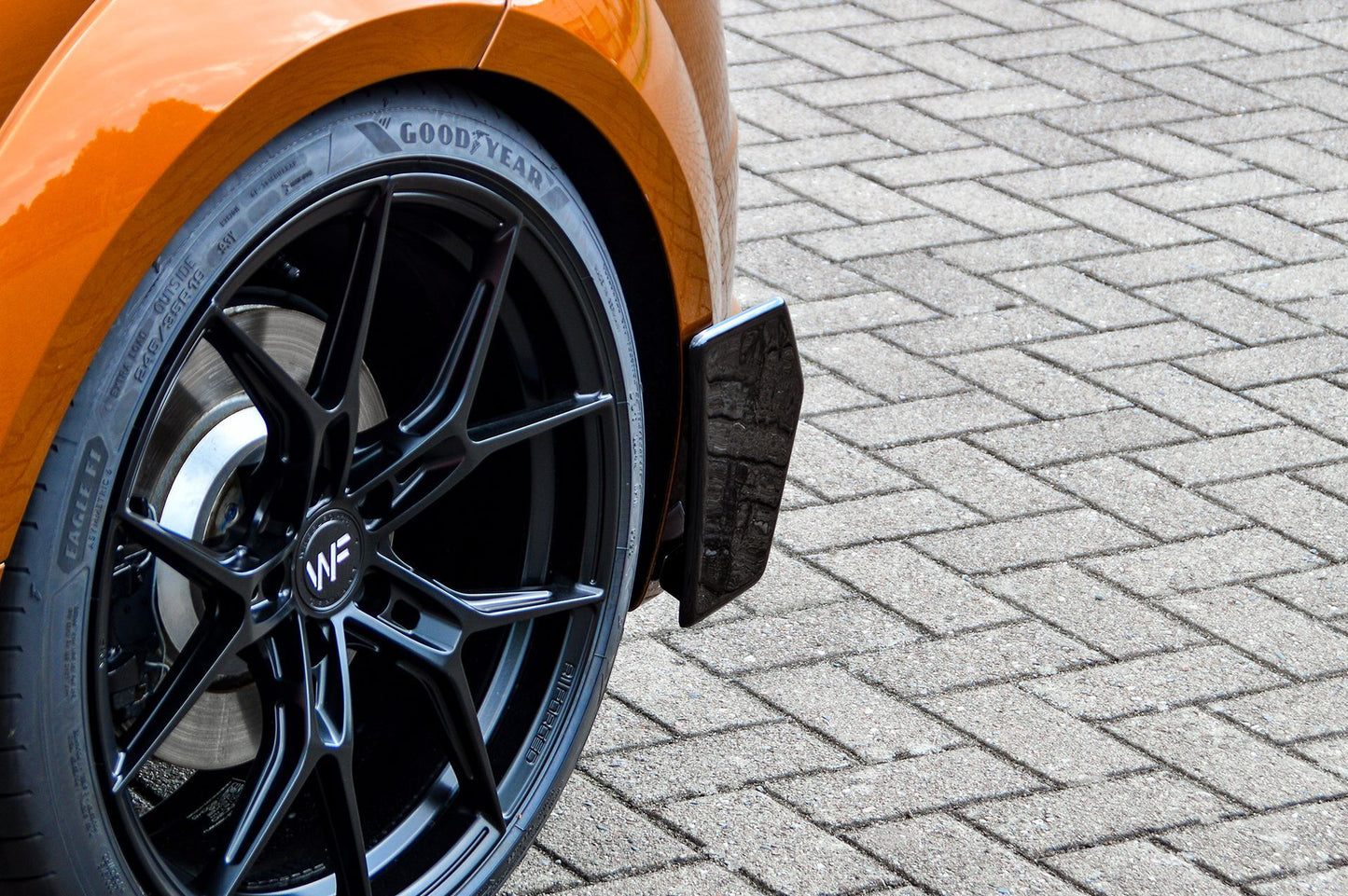 Hintere Seiten Flaps/Flicks Audi TT RS, 8S Bj.: 2016-2018 Schwarz Matt