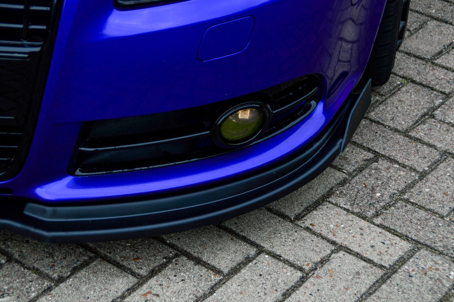 CUP Frontspoilerlippe ABS mit Seitenwing Audi A4 / B7 S-Line Carbon
