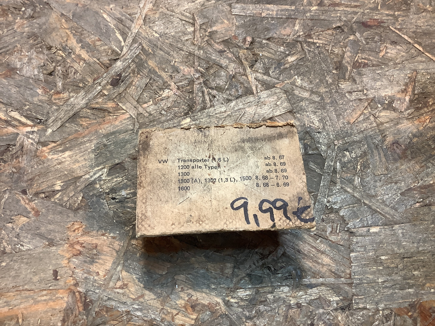 VW Transporter (1.6L) ab 8.67, 1200 alle Typen ab 8.69, 1300 ab 8.69, 1300(A), 1302 (1.3L), 1500 ab 8.68-7.70, 1600 ab 8.68-6.69 Kontaktsatz Zündverteiler Original Bosch NEU