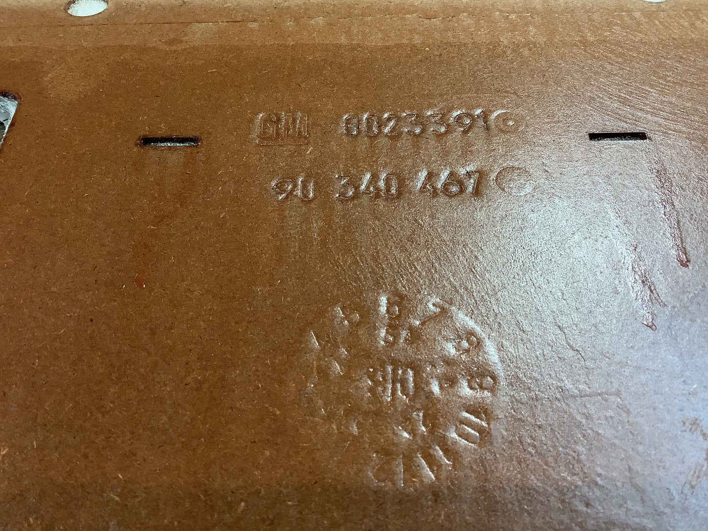 Opel Kadett 5-Türer Verkleidung Tür hinten links, grau Original GM NEU