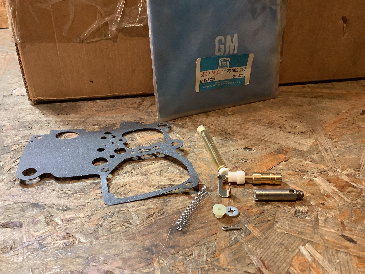 Opel Kadett C/D/E, Manta B, Ascona C Reperatursatz, Dichtung/Düsen Original GM NEU