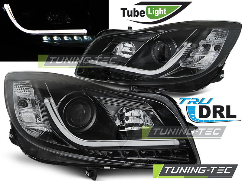Tuning-Tec LED Tagfahrlicht Scheinwerfer für Opel Insignia 08-12 schwarz LTI