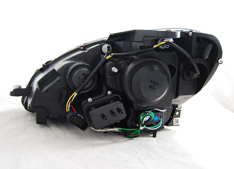 Tuning-Tec LED Tagfahrlicht Scheinwerfer für Mercedes Benz C-Klasse W204 07-10 chrom