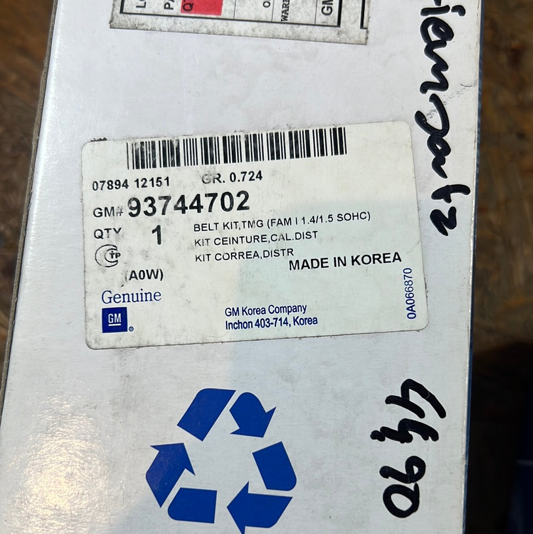 Original GM Chevrolet Antara 2.4 Keilriemensatz NEU 93744702
