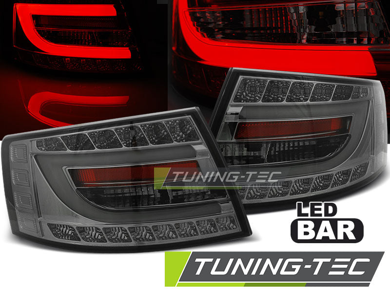 Tuning-Tec LED Lightbar Rückleuchten für Audi A6 4F (C6) 04-08 Limousine rauch (7Pin)
