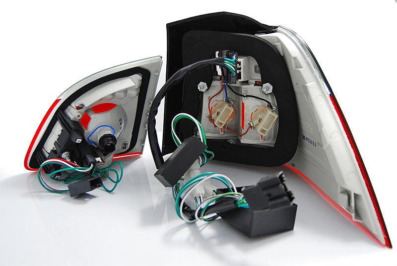 Tuning-Tec LED Rückleuchten für BMW 5er E61 Touring 03-07 rot/klar LCI