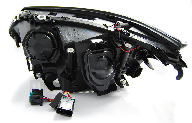 Tuning-Tec LED Angel Eyes Scheinwerfer für BMW 5er E60/E61 03-07 schwarz