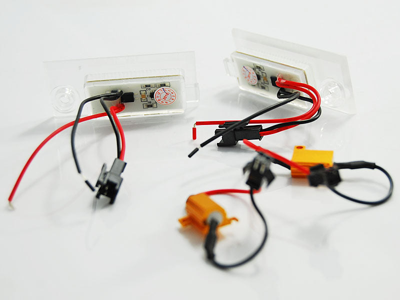 Tuning-Tec LED Kennzeichenbeleuchtung für Audi A6 C5 (4B) Lim. 97-04 kaltweiß