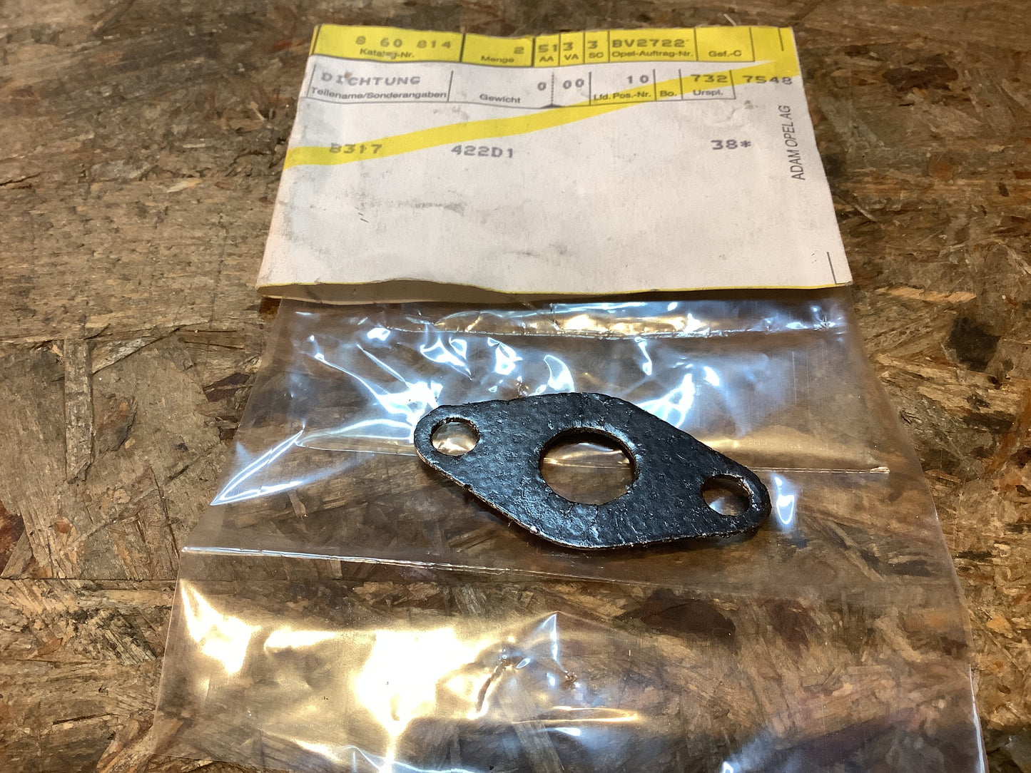 Opel Monterey B Diesel Dichtung Turbolader Original Opel NEU