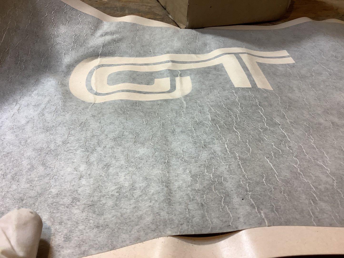 Farbstreifen linke Seite Opel Classic Aufkleber „GT“ in Grau Original GM NEU