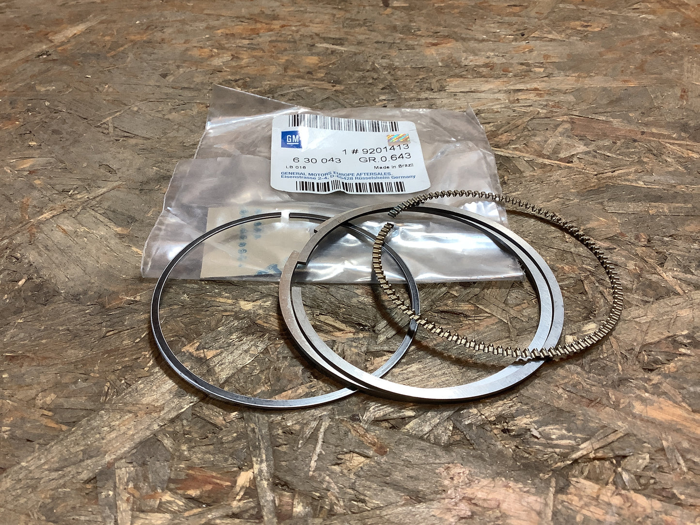 Opel Astra G, Zafira A Motor Z14XE Satz Kolbenring Original GM NEU